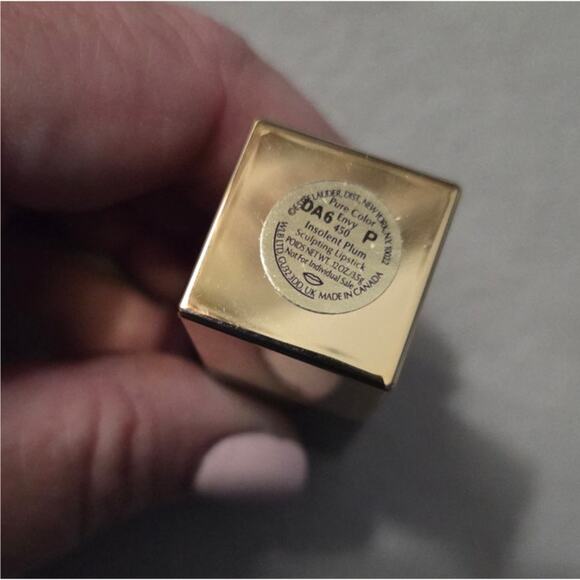 New Estee Lauder Pure Color Envy Sculpting Lipstick 450 Insolent Plum - Picture 4 of 5